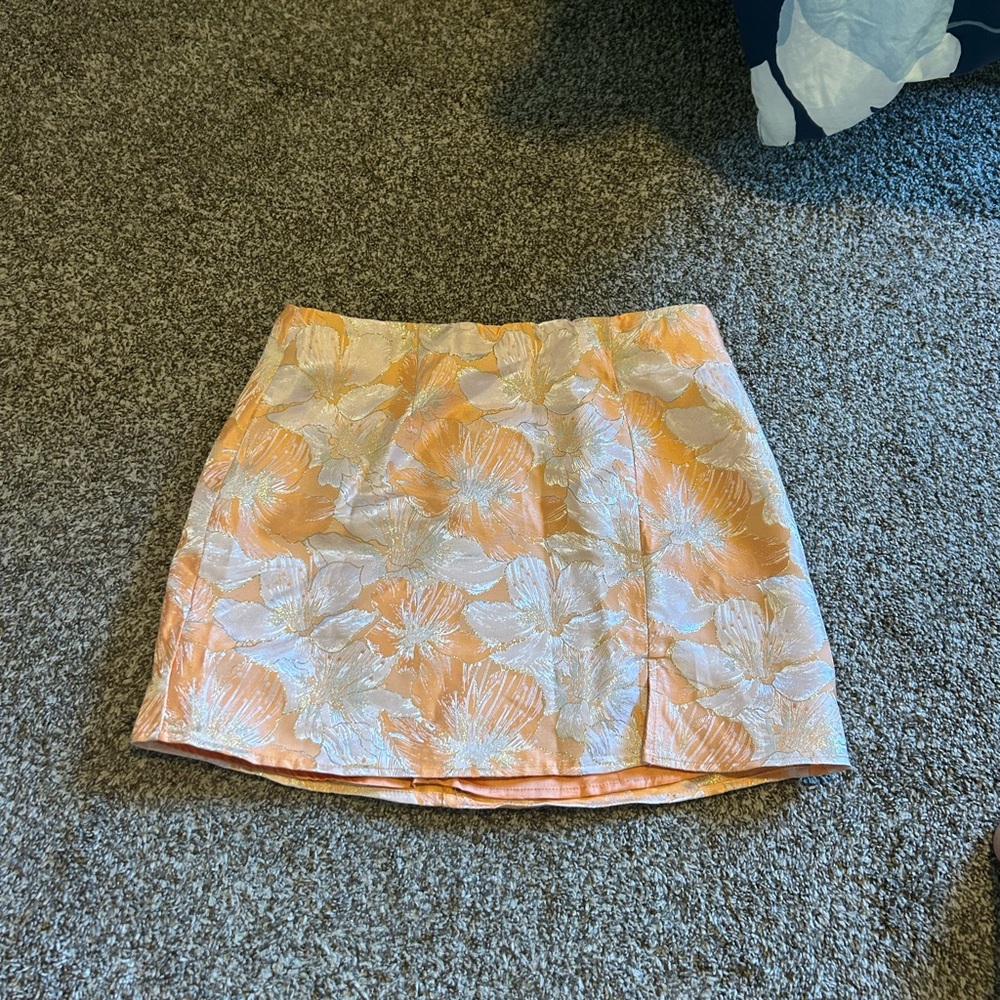 Lulu's Vibrant Floral Skirt